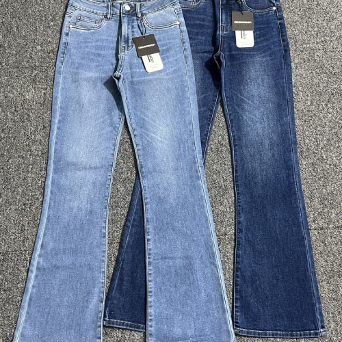 Quần jeans xanh ống loe #023