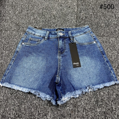 Quần short jeans tua lai #500