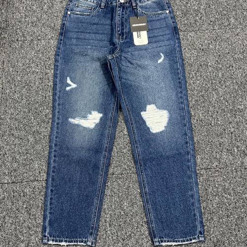 Quần boy jeans cotton rách #206