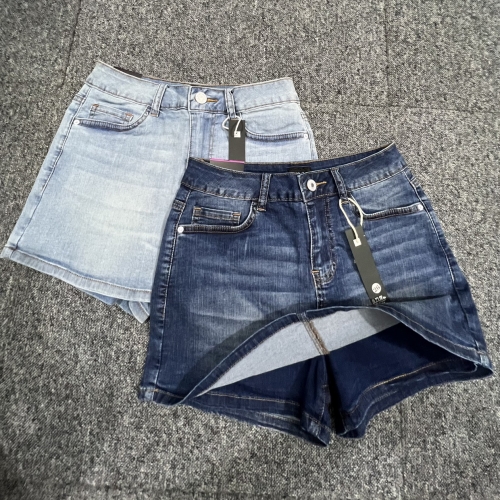 Short Váy Jeans lai cơ bản #048