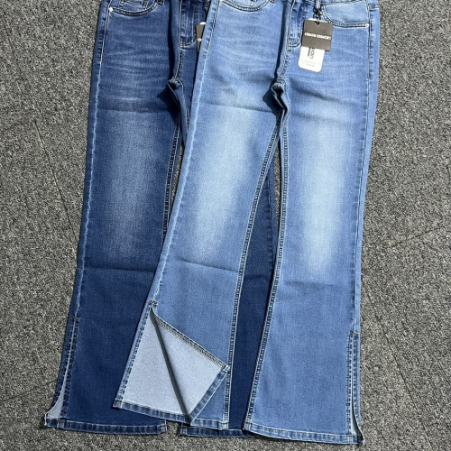 Quần jeans xanh ống loe #082