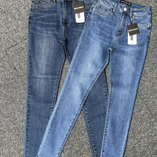 Quần jeans skinny xanh cơ bản #011